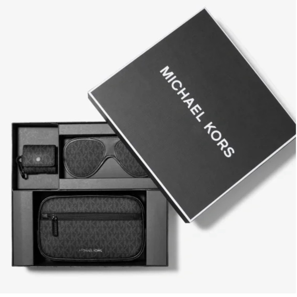 $250 Retail NWT Michael Kors Flight Travel Boxed Kit - Picture 3 of 10